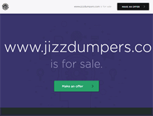 Tablet Screenshot of jizzdumpers.com